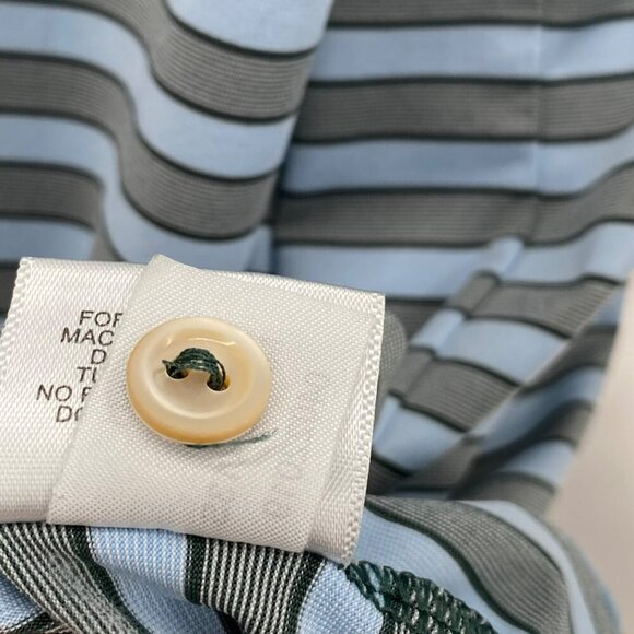 Peter Millar Blue Stripe Summer Comfort Polo Men's Size L - Picture 7 of 7